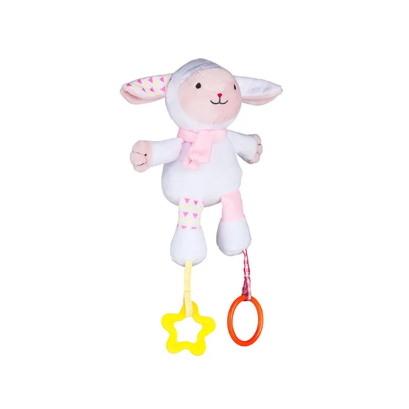 Pelúcia Com Atividades Mima Bebê Ovelhinha Multikids Baby - BR1259 BR1259