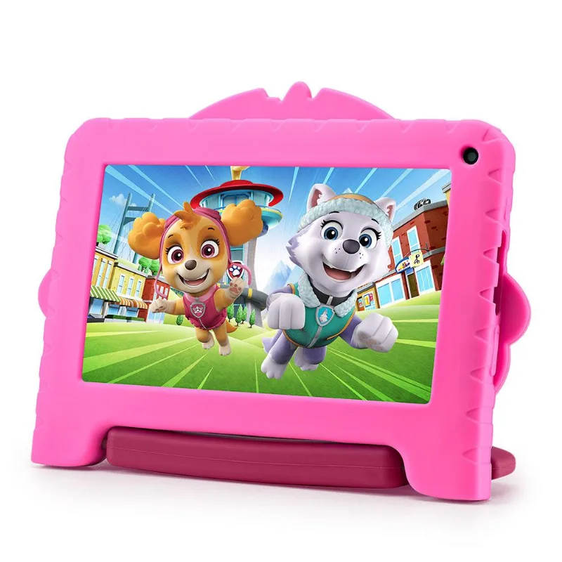 Tablet Infantil Multilaser Patrulha Canina NB377 32GB 1GB WiFi Tela 7" Rosa