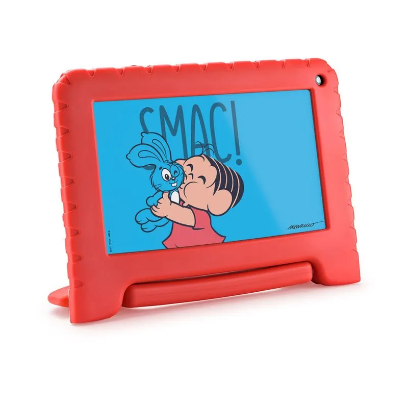 Tablet Turma da Mônica com Controle Parental 32GB Tela 7 pol. 1GB RAM Wi-Fi Android 11 (Go edition) Preto Multi - NB369 NB369