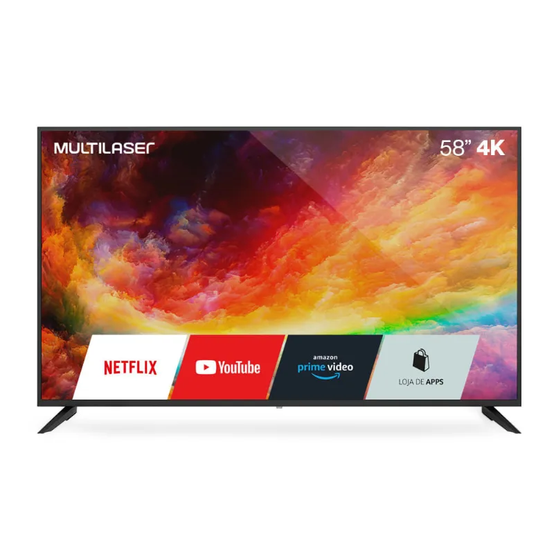 Tela 58 Polegadas 4k Uhd Smart Com Wi-fi Integrado Multilaser - TL039 TL039