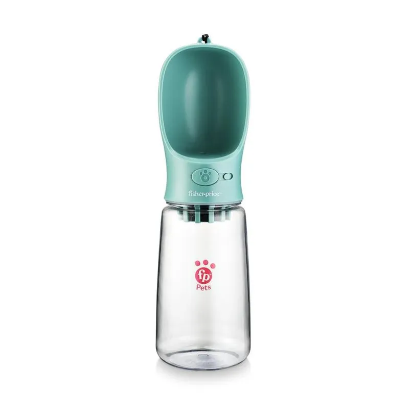 Garrafa Portátil Pet Water To Go 550ml com Filtro de Carvão Ativado Verde Fisher Price - PP254 PP254