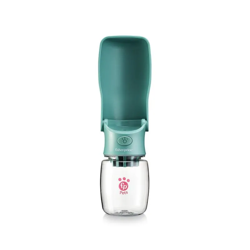 Garrafa Portátil Dobrável Pet Foldable Water To Go 350ml Verde Fisher Price - PP255 PP255
