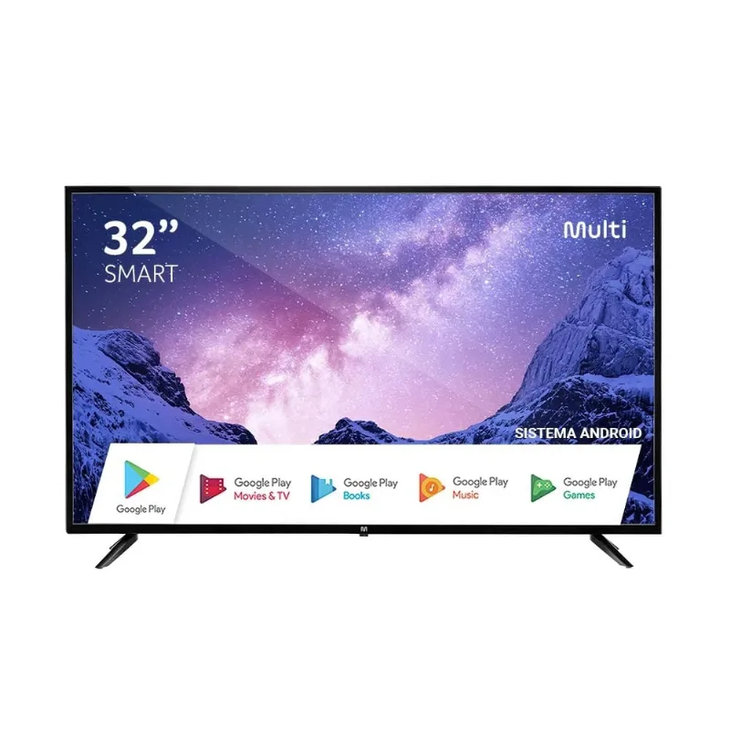 Smart Tv 32" Multilaser HD Wifi Integrado Dolby Audio HDMI + USB + RJ45 + AV - TL042