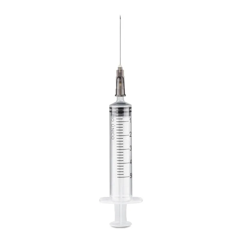 Seringa Luer Slip 5ml Com Agulha Cx com 100 Uni. Multi Saúde - HC448 HC448