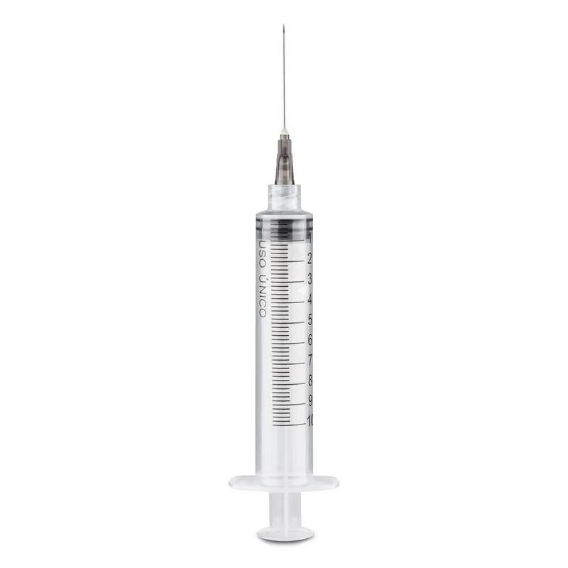 Seringa Luer Lock 10ml - Com Agulha - Cx com 100 Uni. - Multi Saúde - HC451 HC451