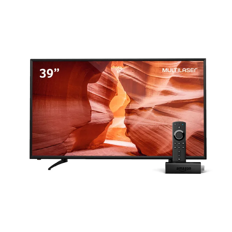 Tela 39 Polegadas Hd Smart Com Fire Stick Amazon - Multilaser- TL044 TL044