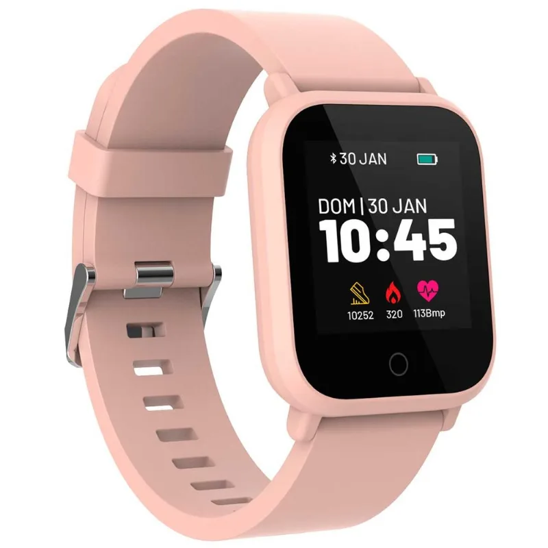 Relógio Smartwatch à Prova D'água ES437 Rose Atrio
