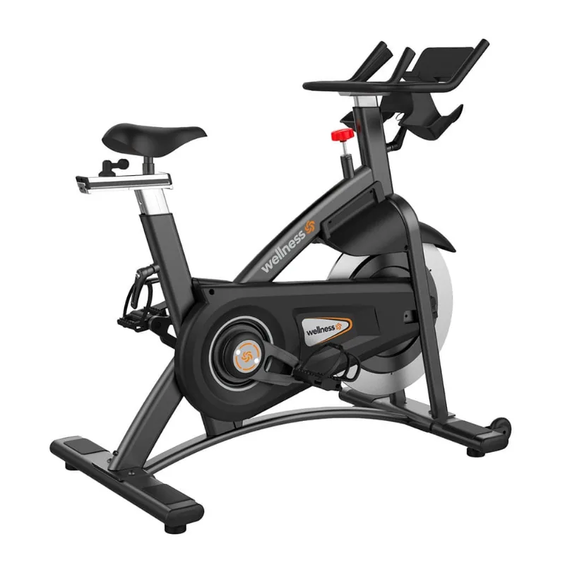Bike Spinning Profissional Super M Plus Res. Magnética Ajustável com Correia 15kg Wellness - GY074 GY074