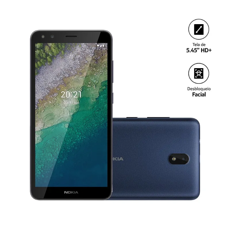 Smartphone Nokia C01 Plus 32GB 4G com 90 dias de internet grátis* - NK082