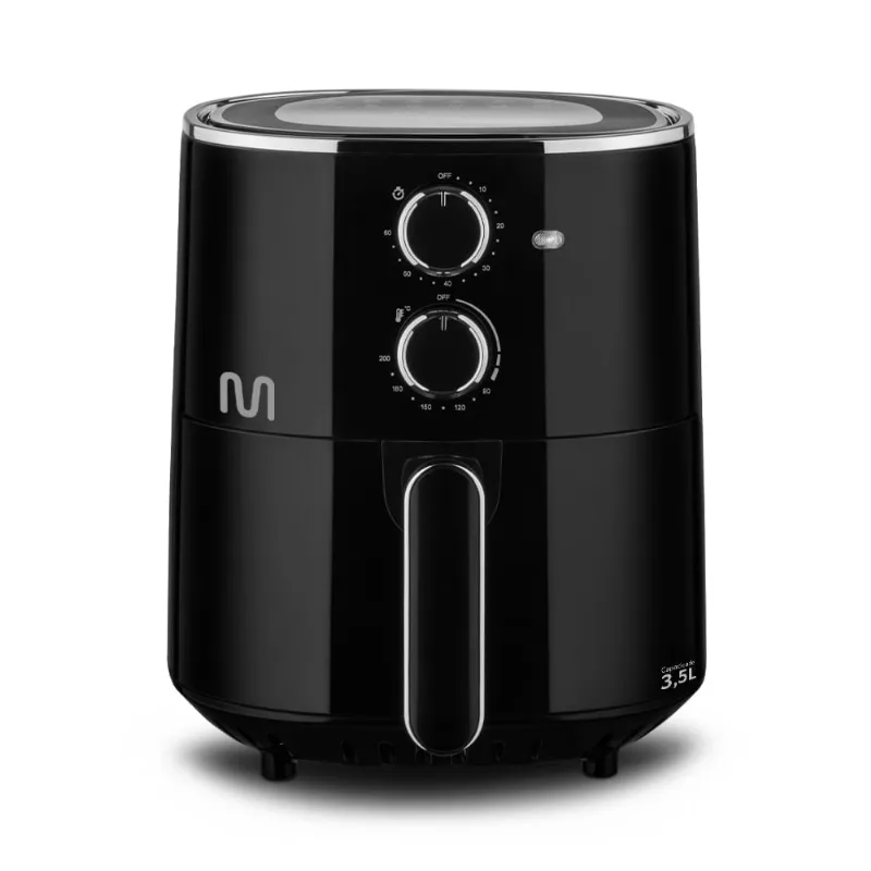 Fritadeira Elétrica Multilaser Air Fryer Preto