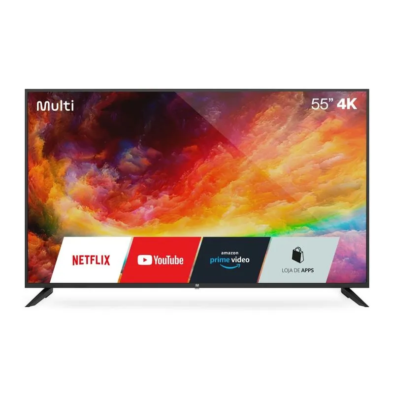 Smart TV DLED 55'' 4K Multi Linux 3 HDMI 2 USB Wi-Fi - TL025M TL025M