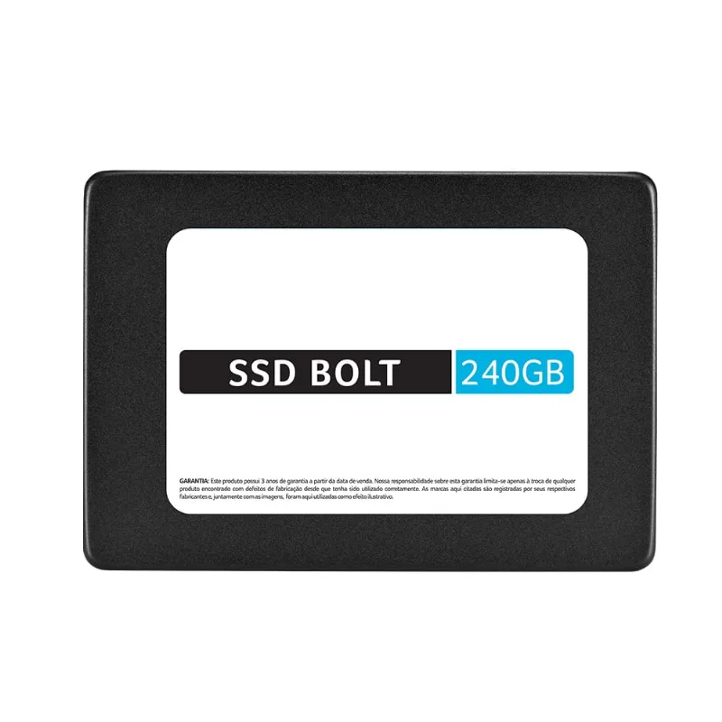 SSD Multilaser, 2.5 POL., Sata, 240GB, BOLT, Gravação até 400 MB/S - SS220 SS220