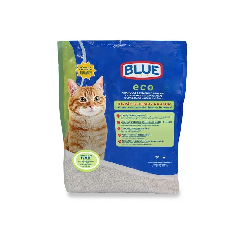 Areia para Gatos 2kg Eco Blue - PP362