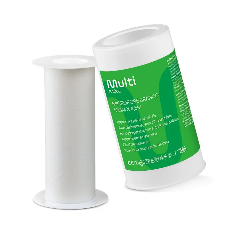 Micropore Branco 10 x 4,5 cm Multi Saúde - HC322 HC322
