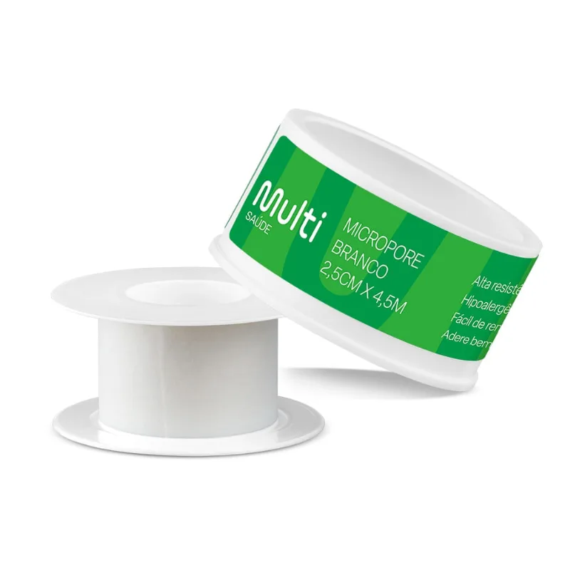 Micropore 2,5 x 4,5 cm Branco Multi Saúde - HC323 HC323