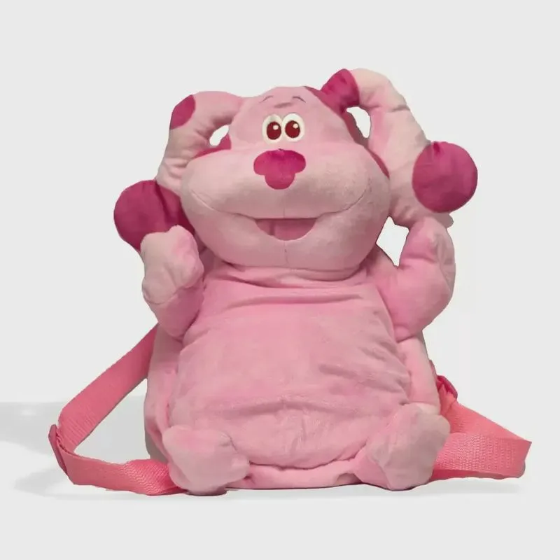 Mochila de Pelúcia Infantil Blues Clues Rosa BR1695 - Multikids