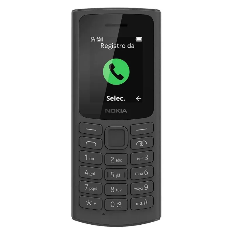 Celular 105 4G Preto NK094 - Nokia