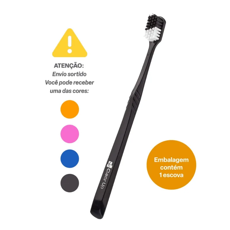 Escova de Dente Ultra Clear Up com 1 Unidade (Cores Sortidas) Multi Saúde - HC593 HC593