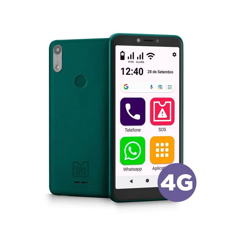 Obasmart Conecta 4G 32GB Verde + Kit - OB044 OB044