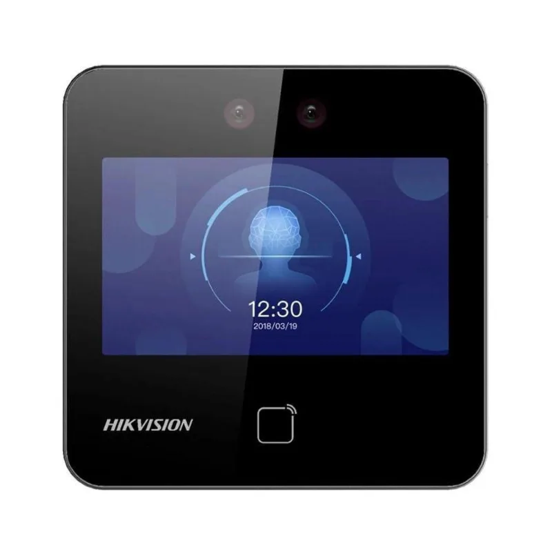 Controle De Acesso Facial c- Video Porteiro Hikvision Ds-K1T343Mwx 1.500 Faces Wifi Mifare 13,56Mhz