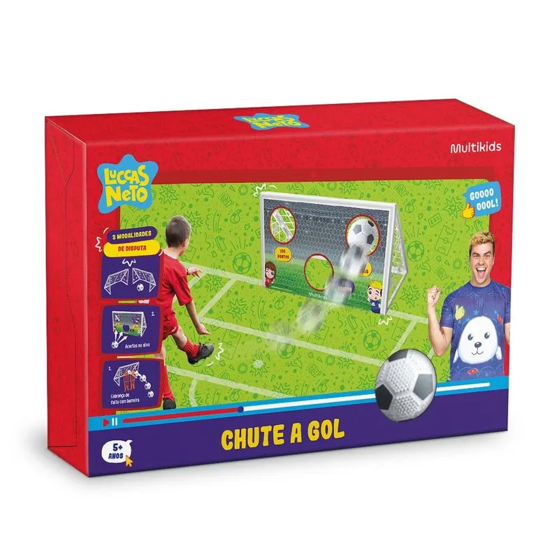 Chute ao Gol Luccas Neto Bola de Vinil Multikids - BR1819 BR1819