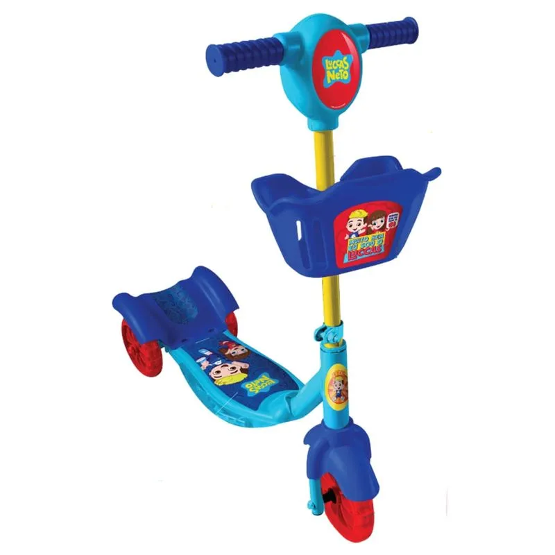 Patinete com Luz LED Luccas Neto Multikids - BR1817 BR1817