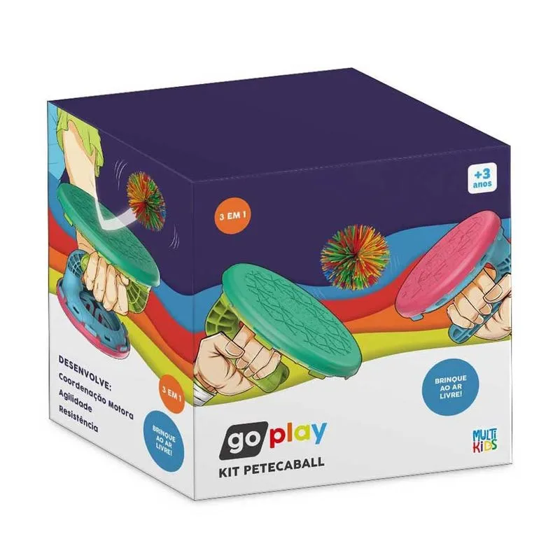 Go Play Petecaball com Bolinha Multikids - BR1789 BR1789