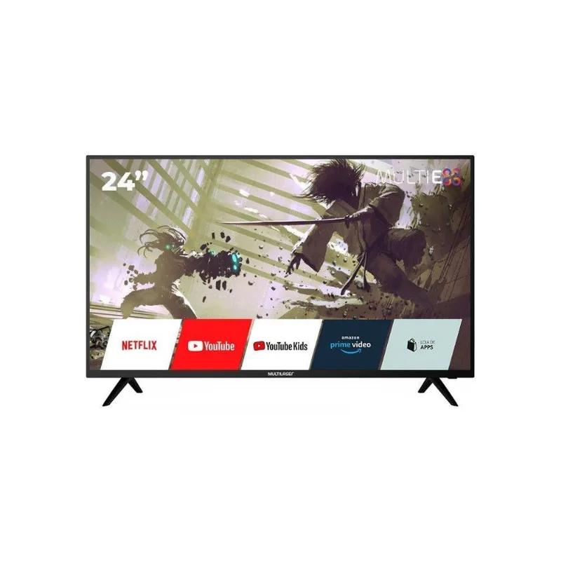 Smart Tela Multi Experience 24 Polegadas Com Wifi Preto Bivolt