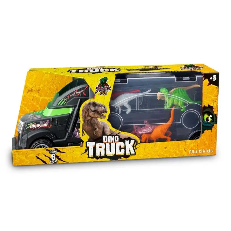 Jurassic Fun Truck Com 6 Peças Multilaser - BR1771 BR1771