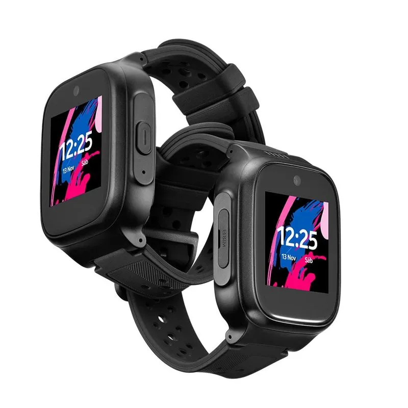 KidWatch Infantil 4G + Wi-Fi com Chamada por voz e vídeo + Controle Parental + Geolocalização - Preto Multi - P9203