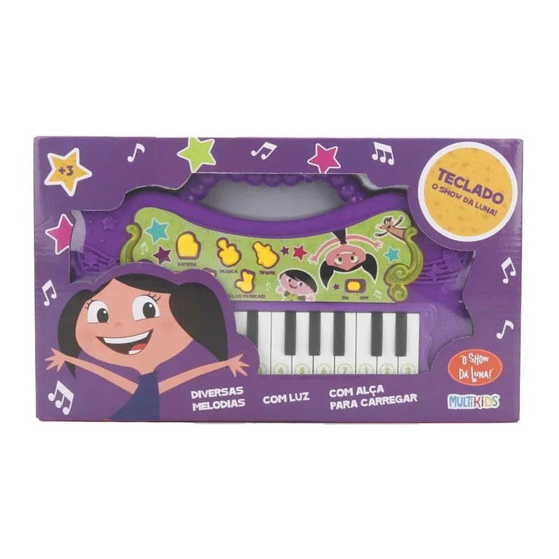 Teclado Musical O Show da Luna Multikids - BR1800 BR1800