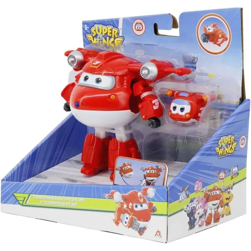 SUPER WINGS TRANSFORMING CHARACTER E MINI SUPER PET JETT MULTIKIDS