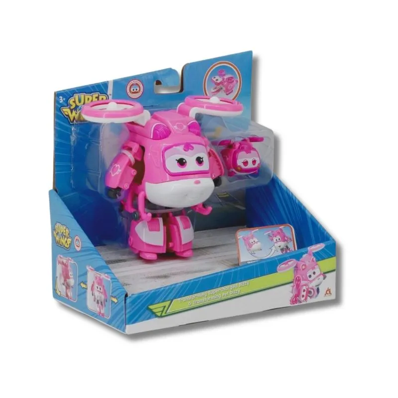 SUPER WINGS TRANSFORMING CHARACTER E MINI SUPER PET DIZZY MULTIKIDS
