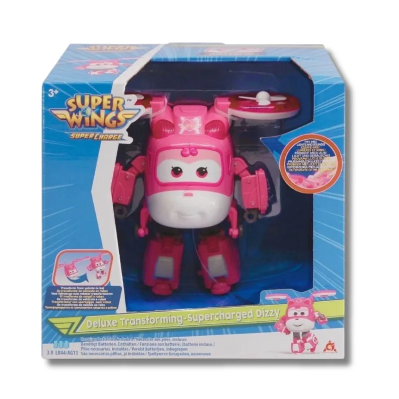 BONECO SUPER WINGS TRANSFORMAVEL SUPERCHARGED DIZZY - MULTIKIDS