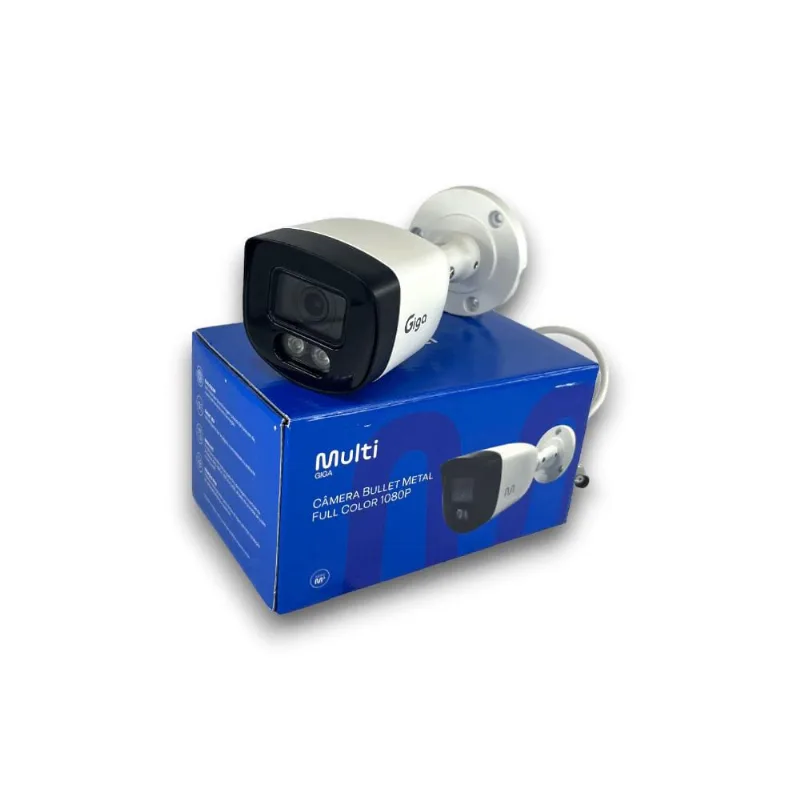 Camera bullet full color metal 1080p 3.6mm 20mt - multi giga