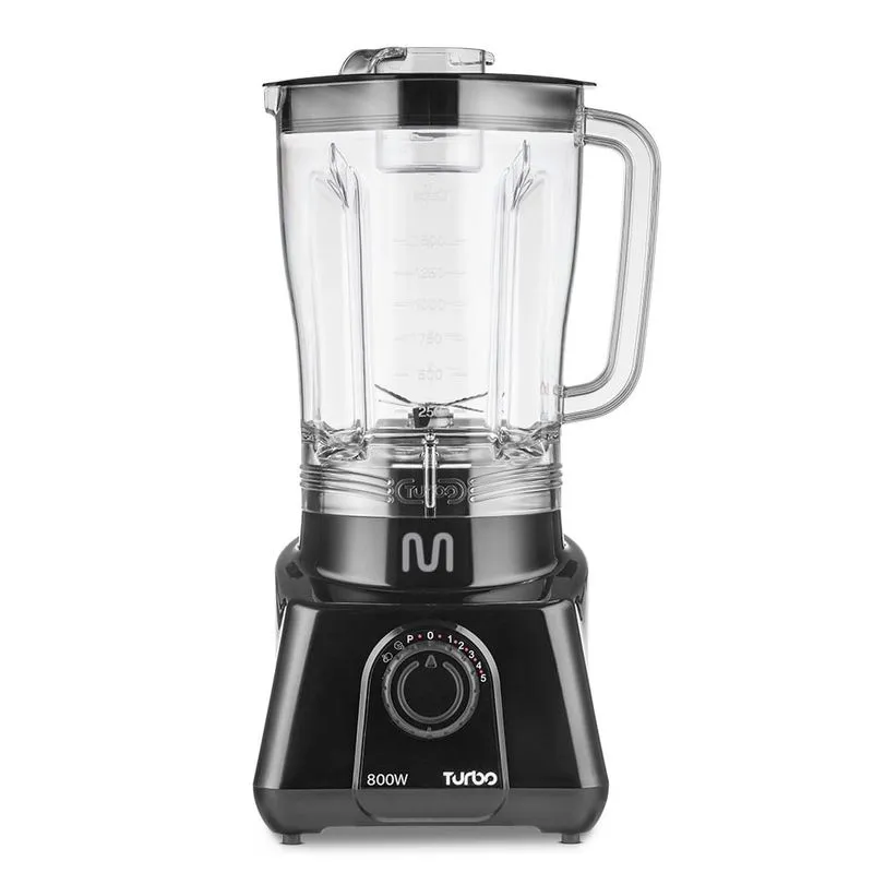 Liquidificador Multi Turbo Preto 800w-220v Multi - LQ802 LQ802