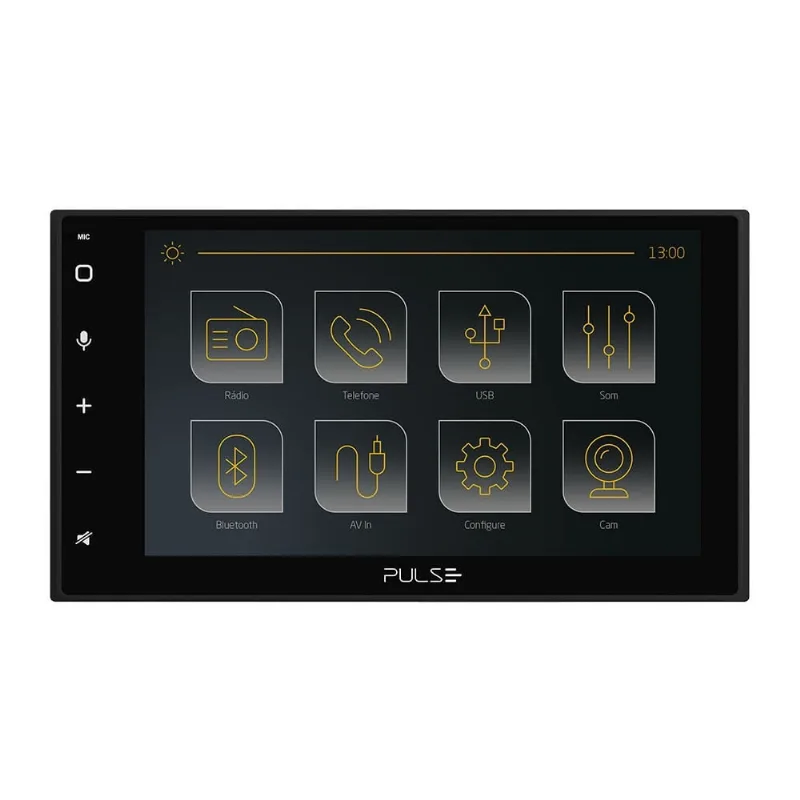 Central Multimedia Receiver Full Touch 6.8 Bluetooth Apple CarPlay/Android Auto Pulse - PS01AC