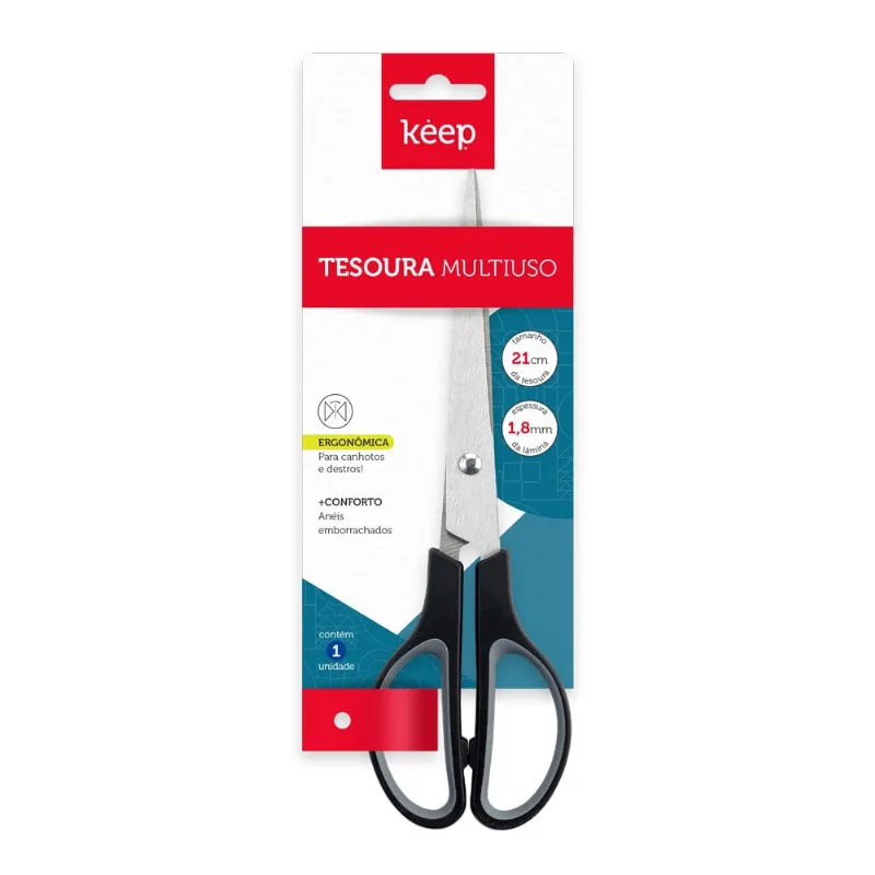 Tesoura Multiuso Keep - EI175 EI175