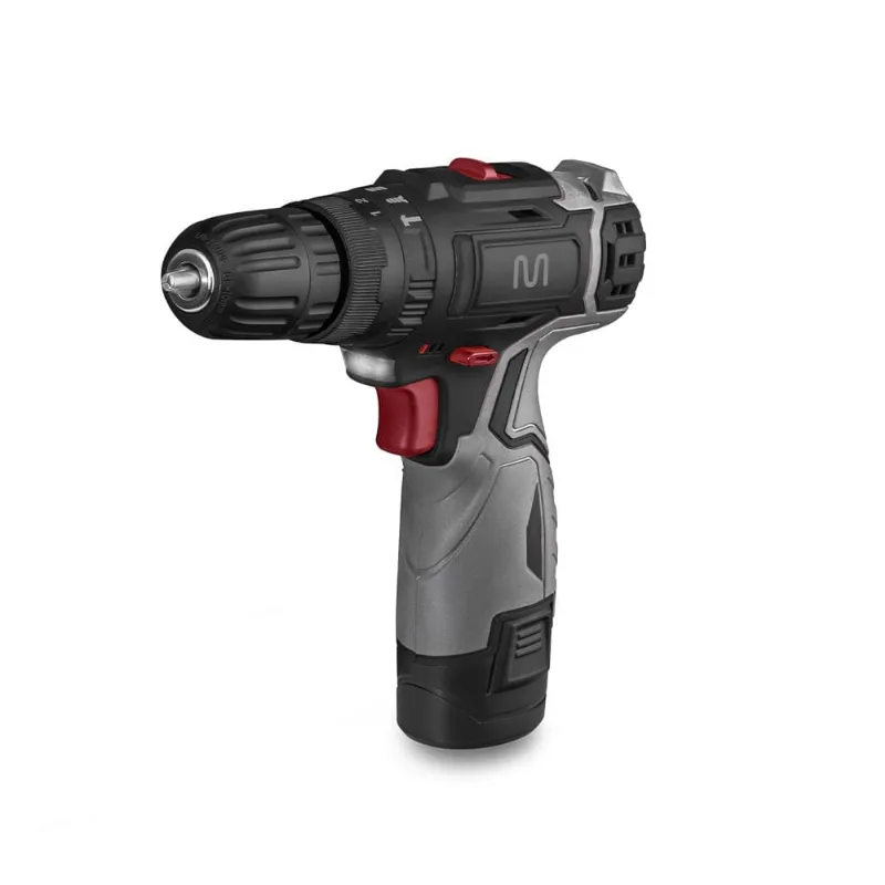 Parafusadeira e Furadeira 12v com 16 Níveis de Torque, 2 Sentidos de Giro Cinza Multi - FE032 FE032