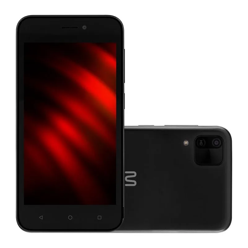 Smartphone Multi E 2 3G 64GB Wi-Fi Tela 5 pol. Dual Chip 1GB RAM Android 11 (Go edition) Processador Quad Core - Preto - P9219 P9219