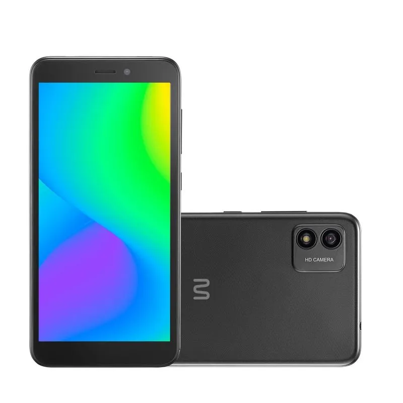 Smartphone Multi F 2 64GB (32+32) 3G Wi-Fi Tela 5.5 Pol. Dual-Chip 1GB Ram Android 11 (Go edition) Preto - P9220 P9220