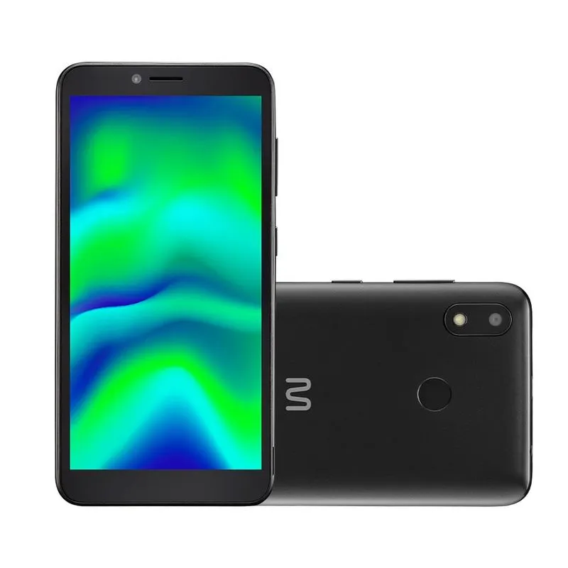 Smartphone Multi F Pro 2 64GB (32+32) Tela 5.5 Pol. Dual Chip 1GB RAM Câmera 8MP + Selfie 5MP Android 11 (Go edition) Quad Core 4G Preto - P9221 P9221