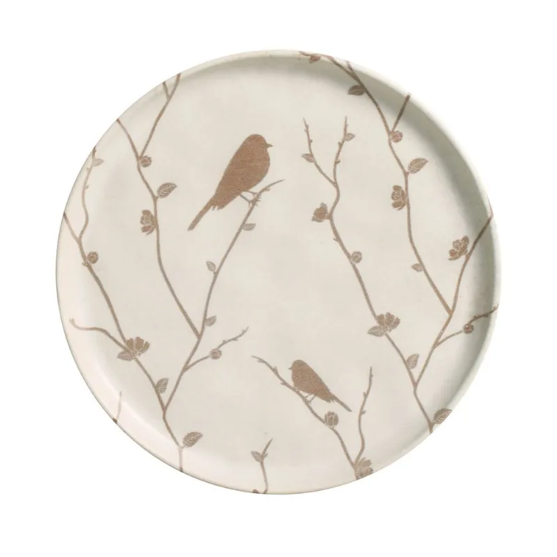 Conjunto com 6 Pratos de Sobremesa Bio Stoneware Luar Ø21,5cm