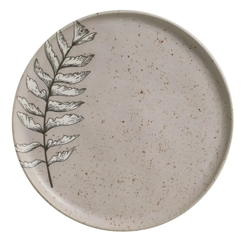 CONJUNTO C/ 6 PRATOS RASO BIO STONEWARE AVENCA Ø 27,5cm