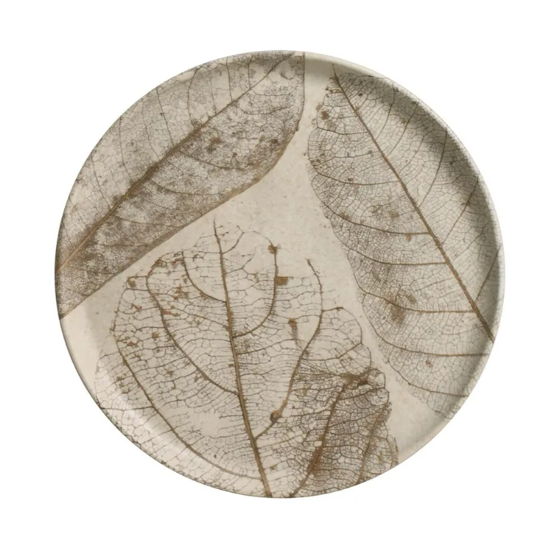 Conjunto com 6 Pratos de Sobremesa Bio Stoneware Outono Ø21,5cm