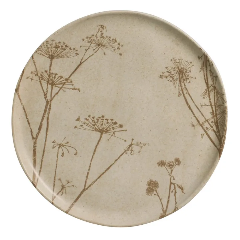 Conjunto com 6 Pratos Raso Bio Stoneware Cyperus Ø27,5cm