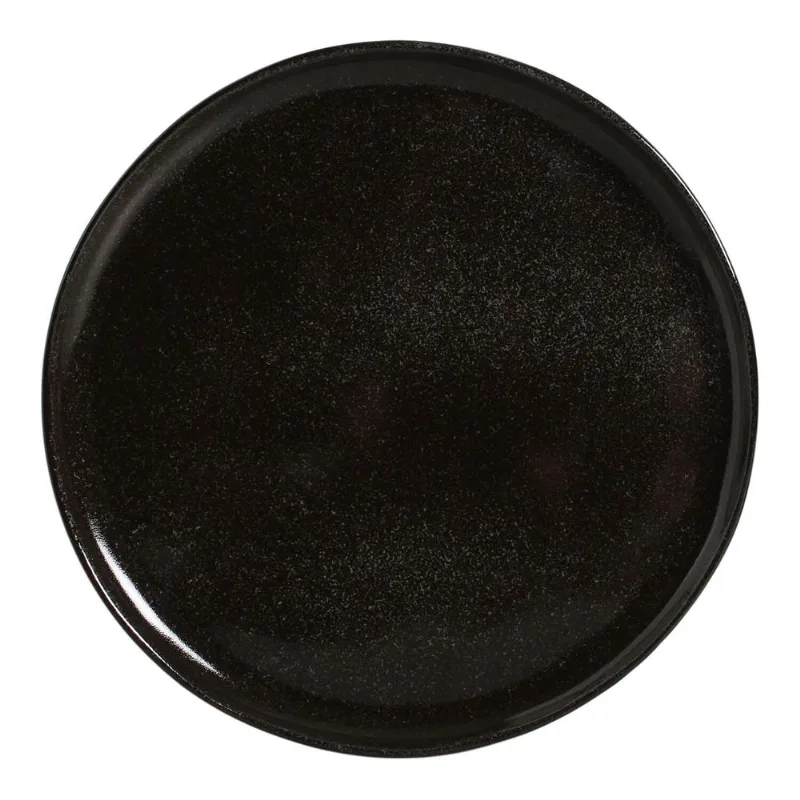 Conjunto com 6 Pratos Raso Bio Stoneware Black Sand Ø27,5cm