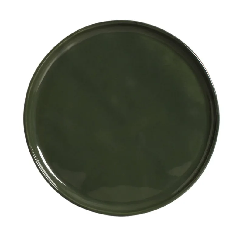 CONJUNTO C/ 6 PRATOS DE SOBREMESA BIO STONEWARE FOLIUM Ø 21,5cm