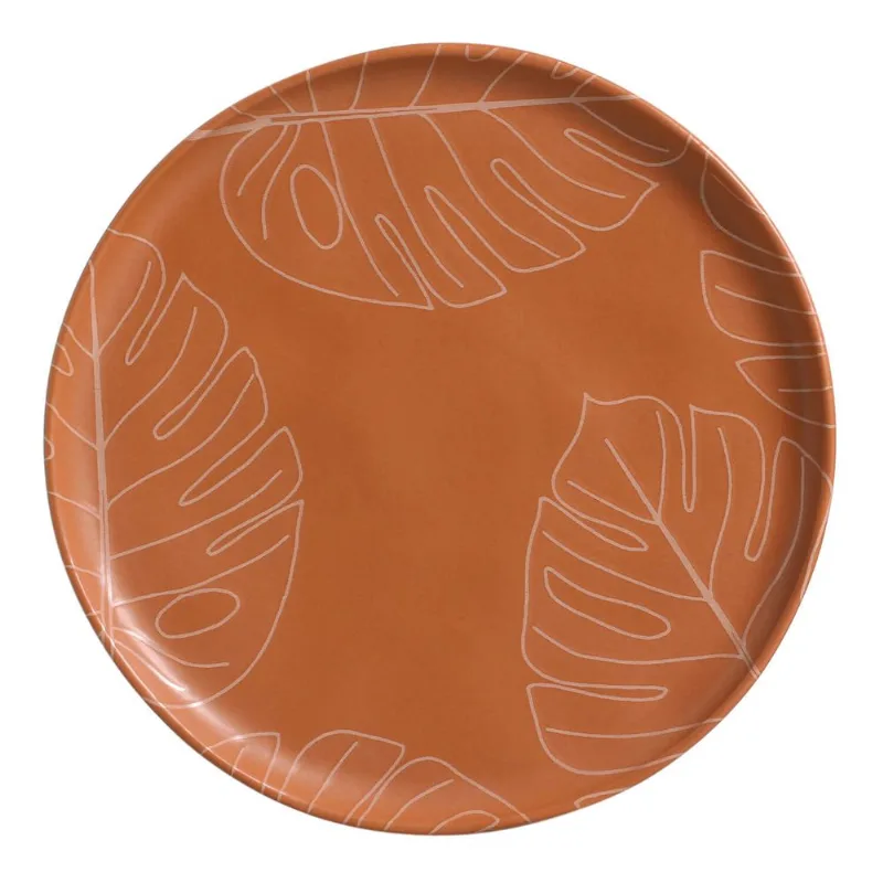 Conjunto com 6 Pratos Raso Bio Stoneware Verão Ø27,5cm