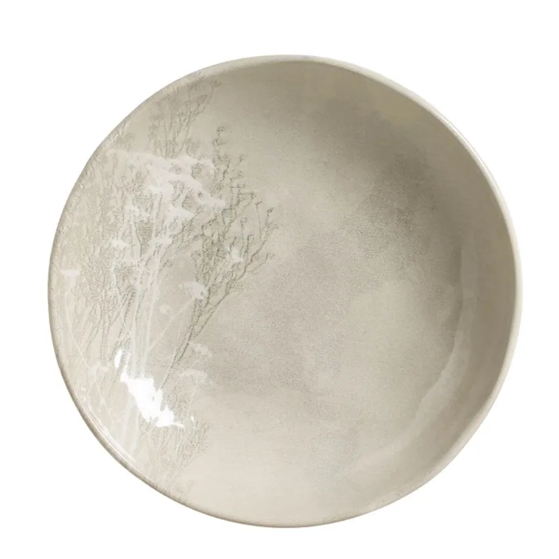 Conjunto com 6 Pratos Fundo Bio Stoneware Primavera Ø22,5cm 830ml